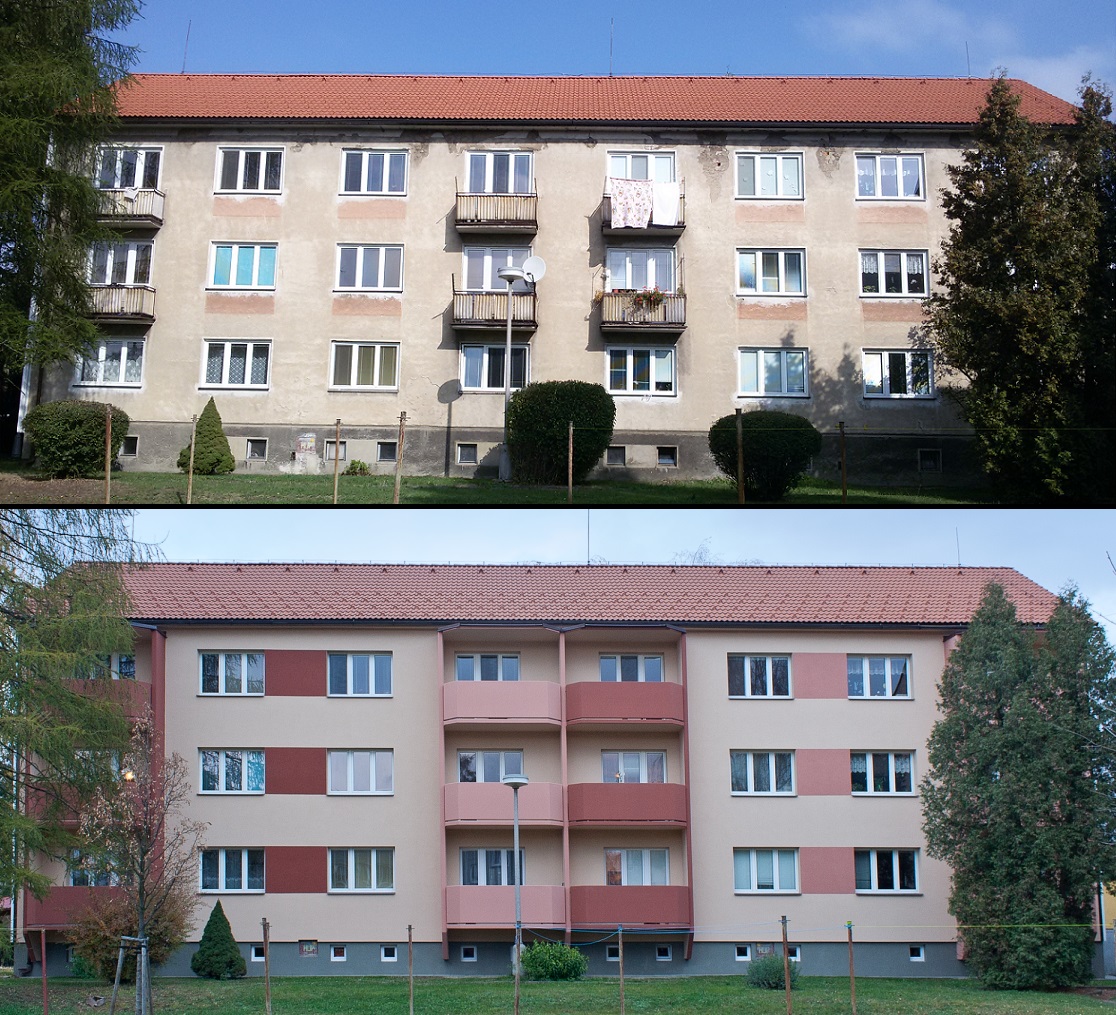Revitalizace bytového domu ve Frýdlantu nad Ostravicí